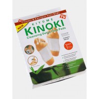 Пластырь детокс KINOKI  на стопу для выведения токсинов и шлаков, в уп. 10 пластырей