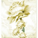 Алмазная вышивка 3D "Цветы в бежевых тонах" 56/57
